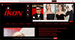 Desktop Screenshot of ikonlondonmagazine.com