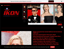 Tablet Screenshot of ikonlondonmagazine.com